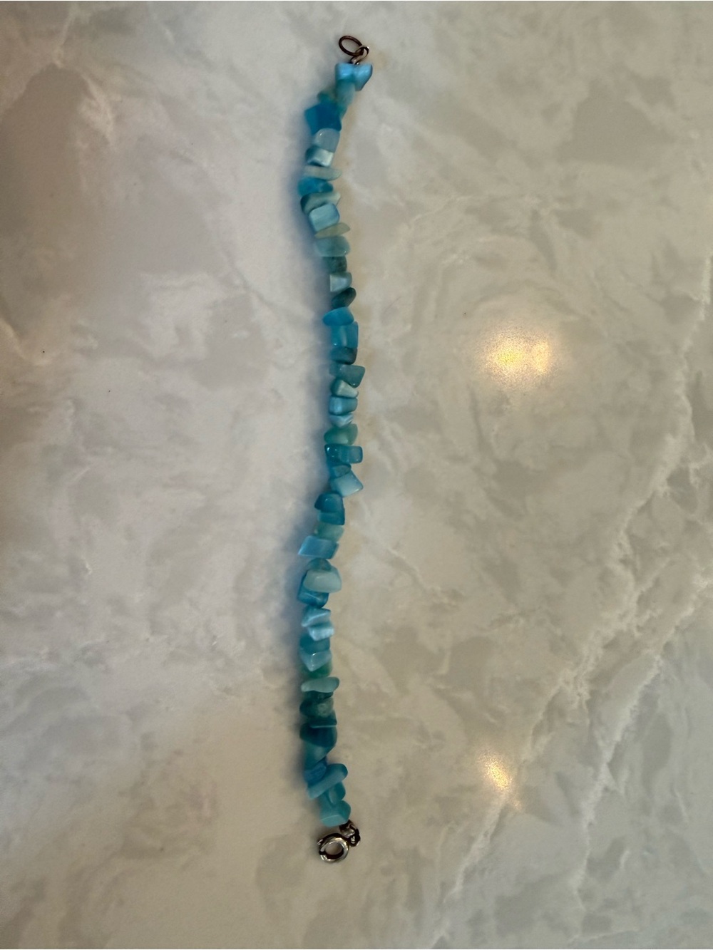 Turquoise Chip Stone Bead Bracelet - Women Jewelry